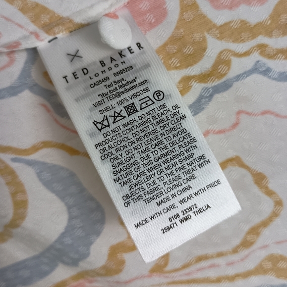 NWT Ted Baker Thelia Exaggerated Sleeve Mini Dress $295 - Picture 13 of 15